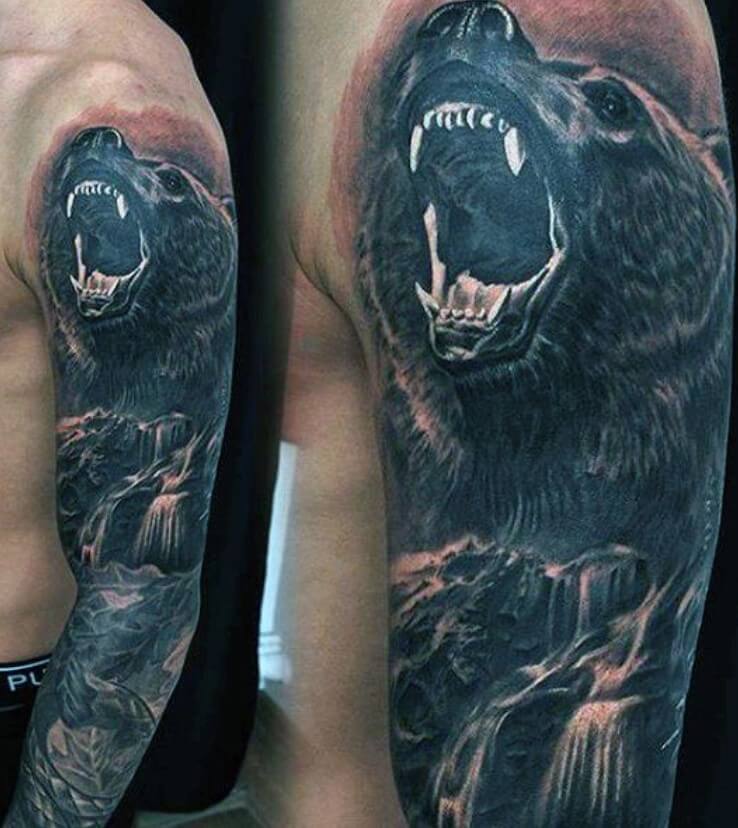 12+ Best Bear Arm Tattoo Designs - PetPress